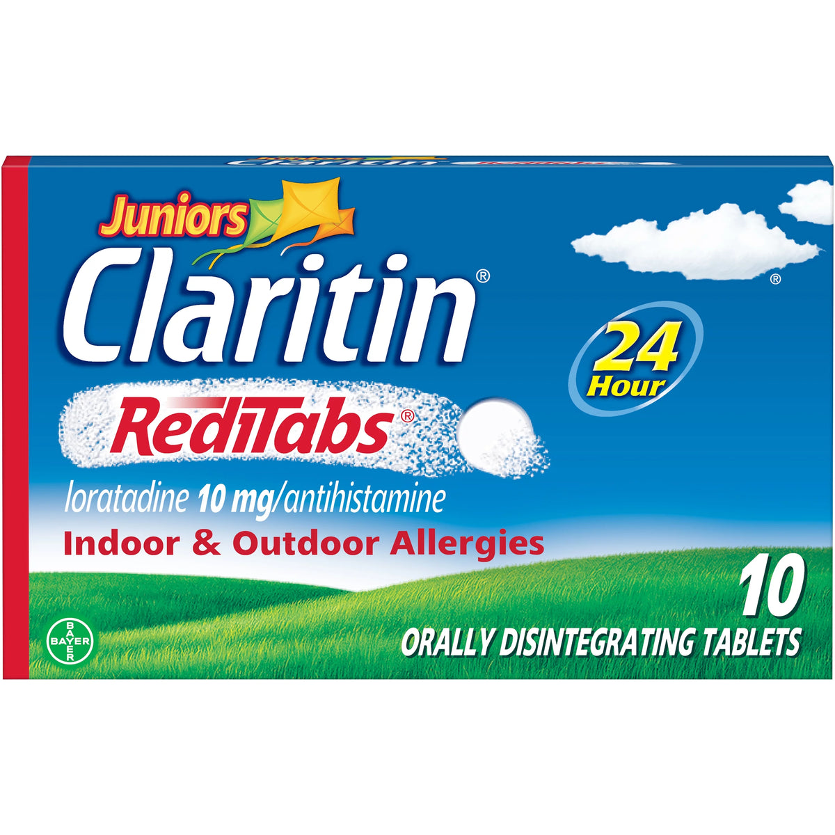 10 Ct 10 mg Non-Drowsy Allergy Medicine C5028
