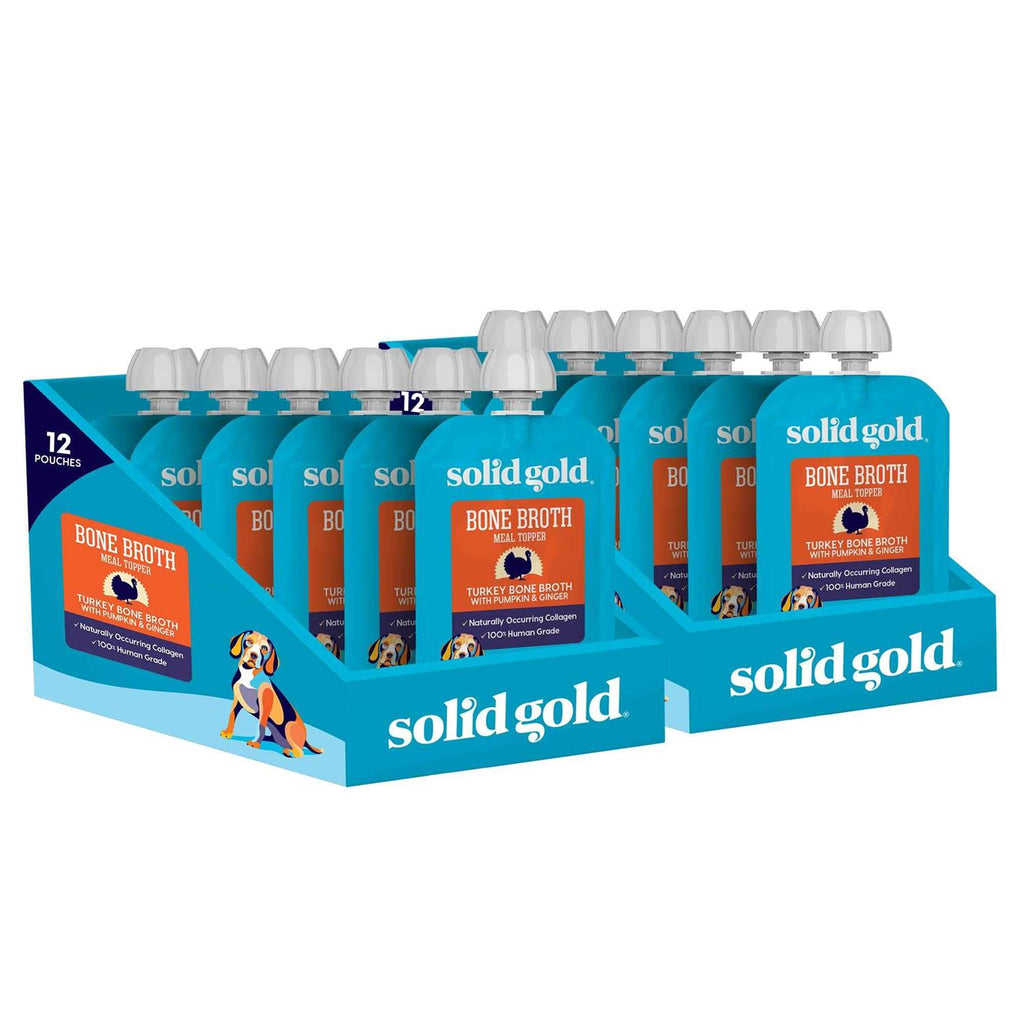 Solid Gold Turkey Bone Broth with Pumpkin & Ginger Dog Food Topper B49899
