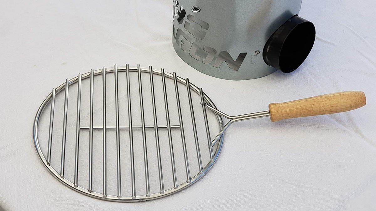 Cooking Grate with Solid Wood Handle F5428