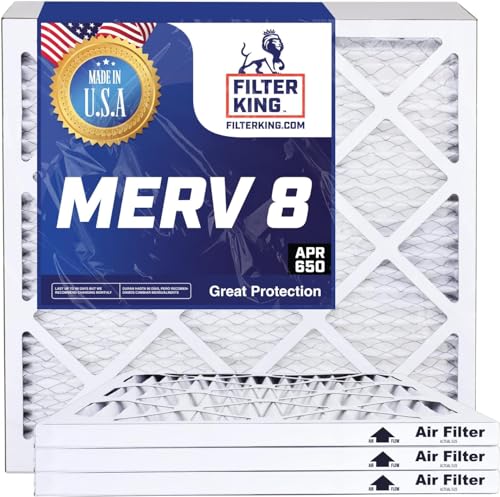 11.5x11.5x1 MERV 8 Pleated HVAC Air Filter 4-Pack F30564