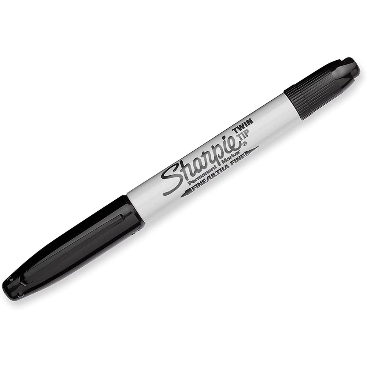 Black Twin Tip Permanent Markers 12 Count A590649