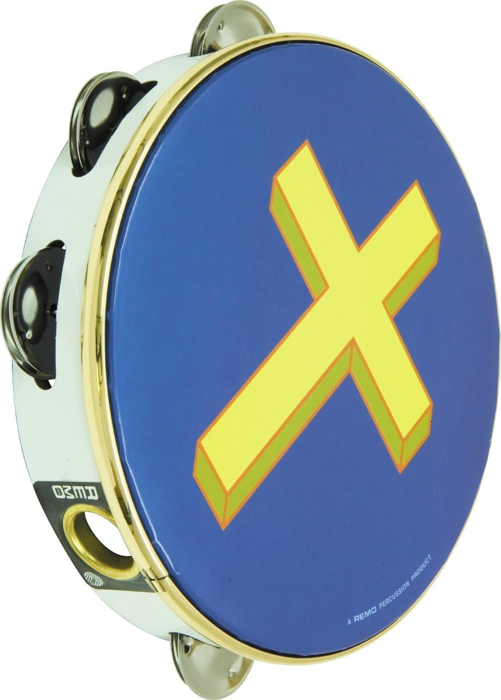 8" Diameter Tambourine with 8 Pairs Jingles Y456
