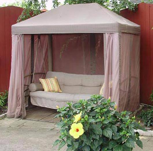 Gazebo Swing Replacement Canopy and Netting Set P938