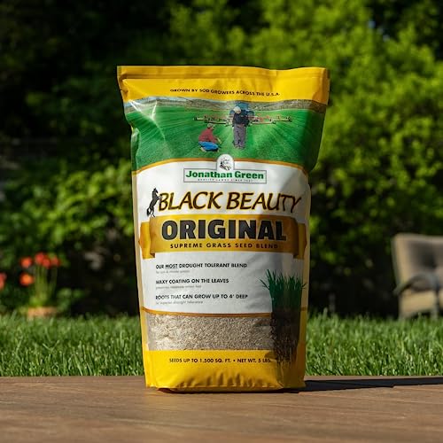 Black Beauty Grass Seed Mix, 25-Pound I88590