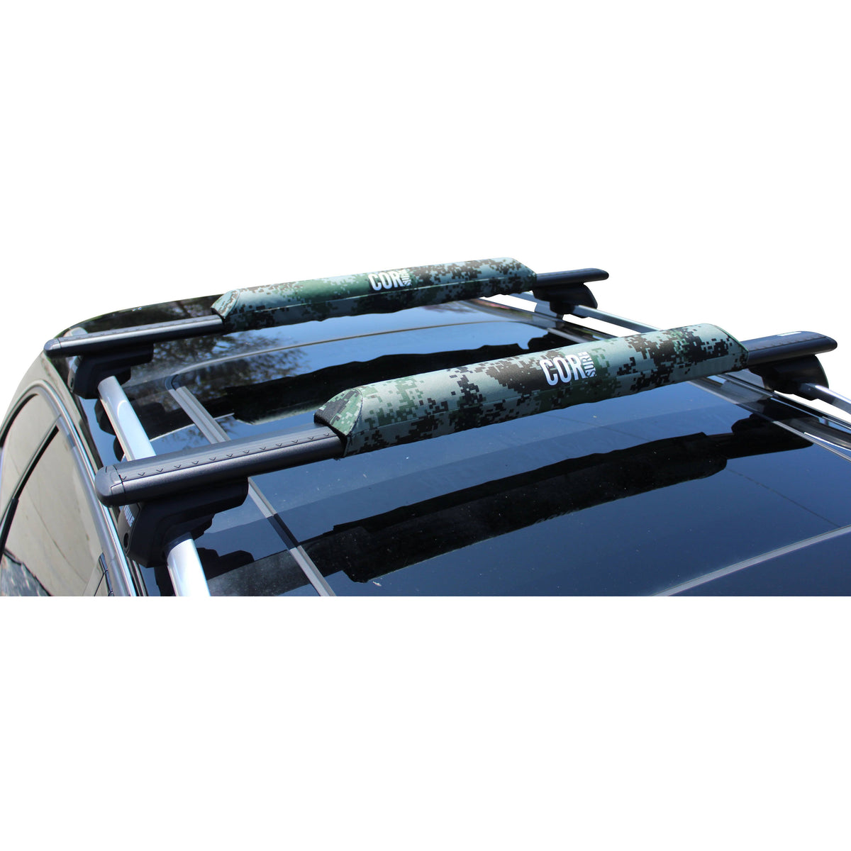 Car Rack Pad and Silicone Tie Down Strap Combo Pack F399