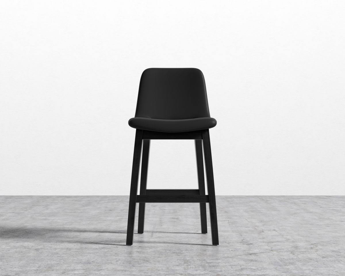 Natural Monaco Black Counter Stool P4619