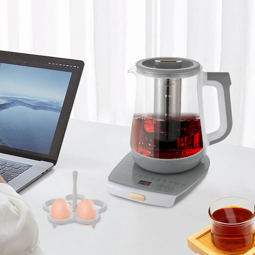 1.8L 800W Electric Kettle Glass Water Boiler Stainless Steel W97423