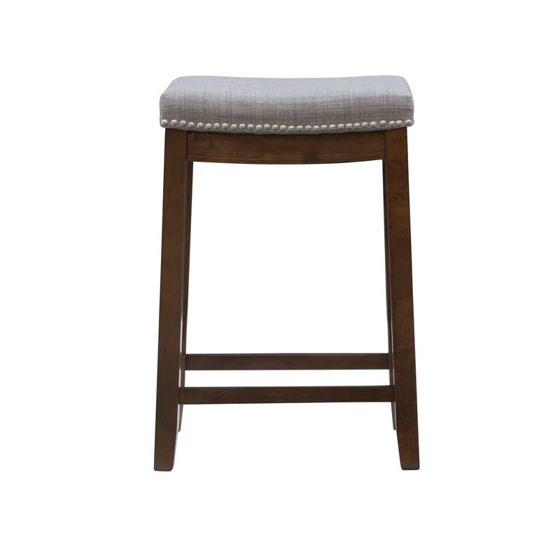 Rustic Brown Wood Counter Stool Q119928