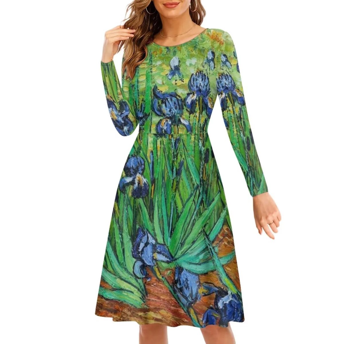 Women Casual Elegant Swing Dress T443400