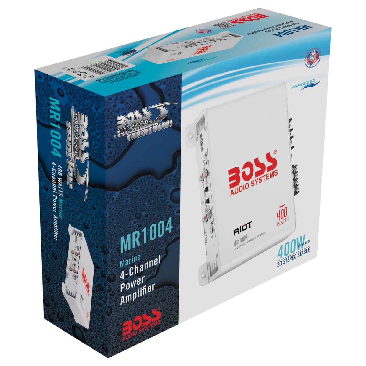 4 Channel 400 Watt Marine Amplifier W395233