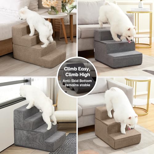 4-Step Non-Slip Foam Pet Steps Z765