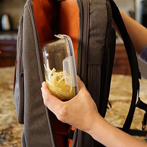 9 Pack Glass Food Storage Containers with Lids Z511771