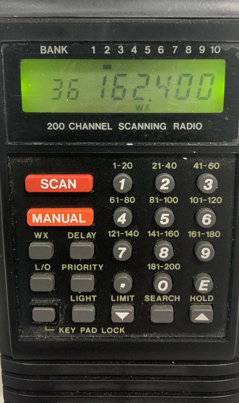 200 Channel Handheld Police Scanner Z847