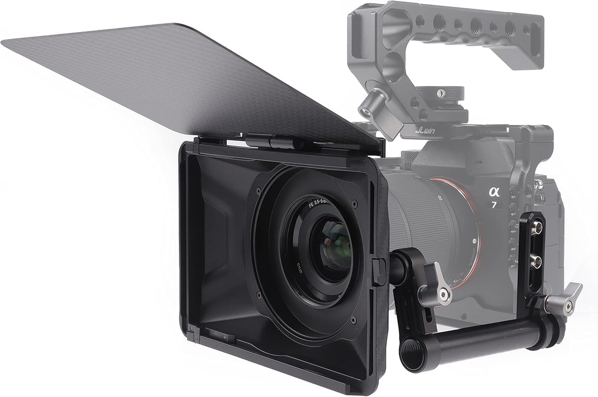 Lightweight Matte Box with Top Flag for DSLR Mirrorless Cameras T236
