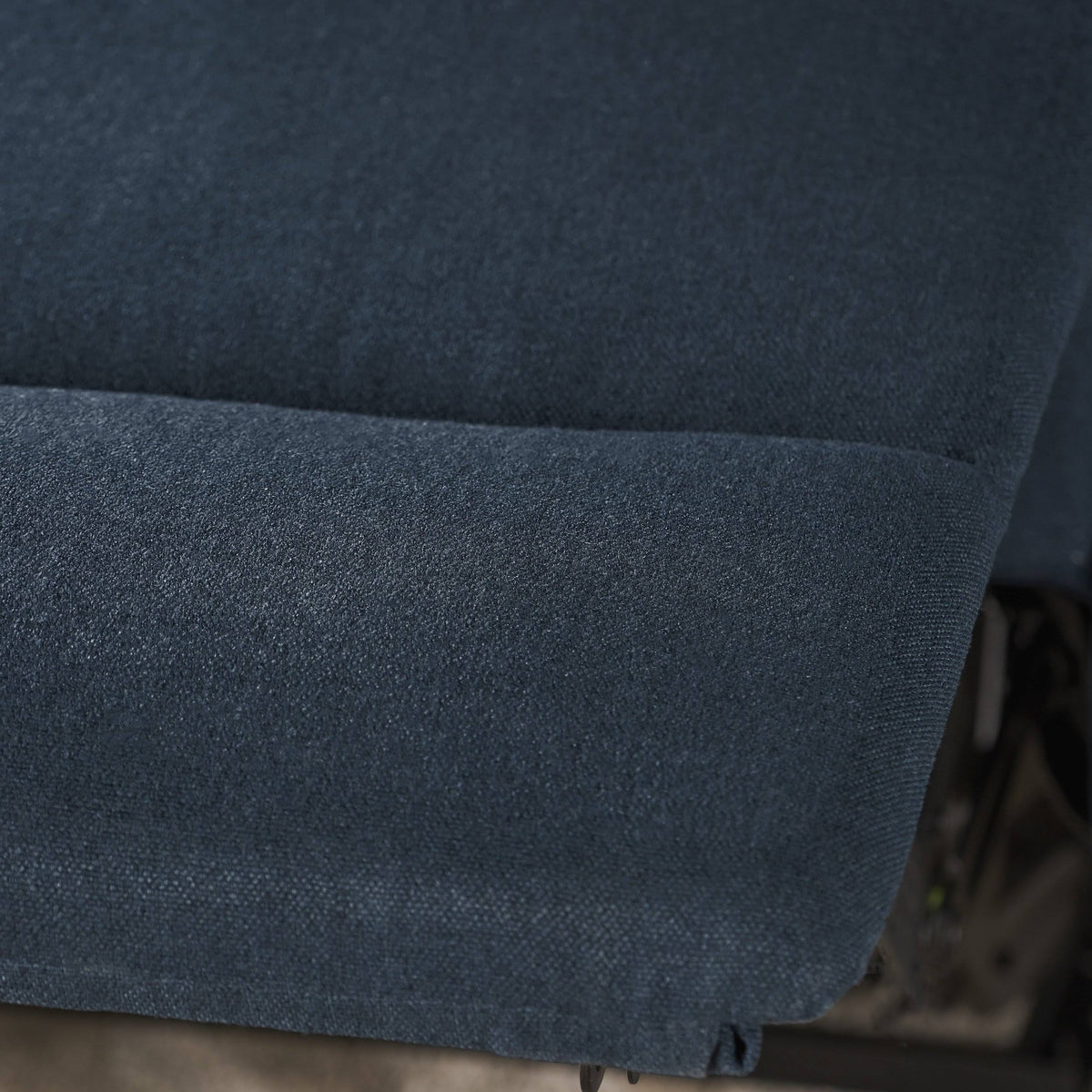 Navy Blue Tufted Fabric Power Recliner R767007