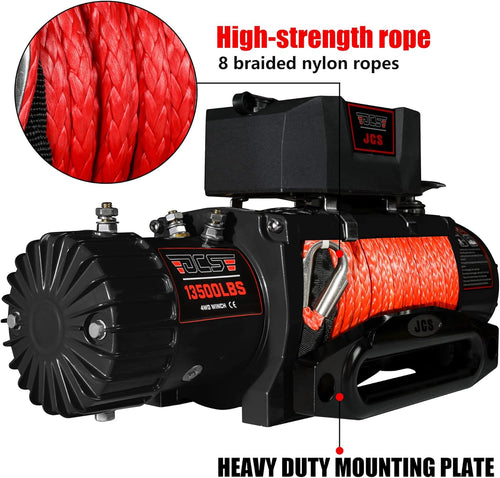 13500 lb Synthetic Electric Winch with Winch Rope B415108