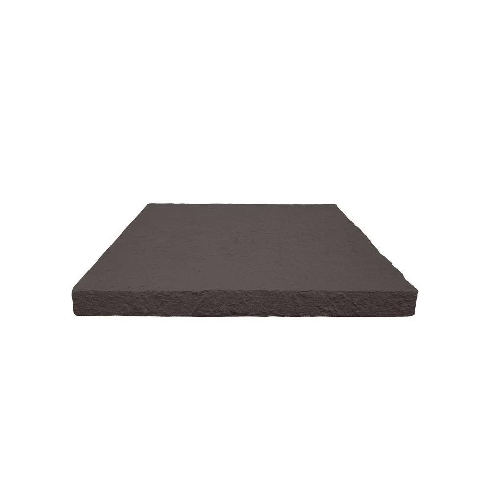 Brown Faux Stone Column Cap Siding S360