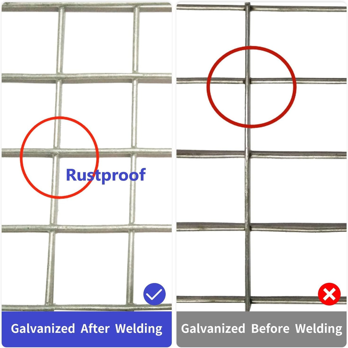 Galvanized 1/2inch Hardware Cloth Wire Mesh Fence O45000