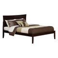 Twin Size Espresso Bed with Footboard J28715