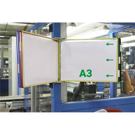 A3 Size Landscape Wall Display Unit with 10 Display Pockets U873