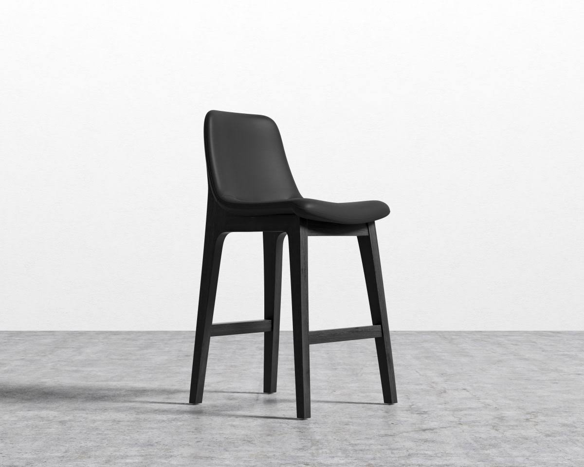 Natural Monaco Black Counter Stool P4619