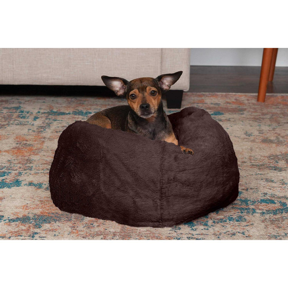 Round Plush Ball Dog Bed I160439