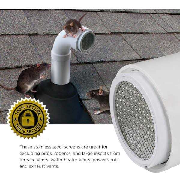 4 in. Termination Vent Cap with Condensation Drain F820980
