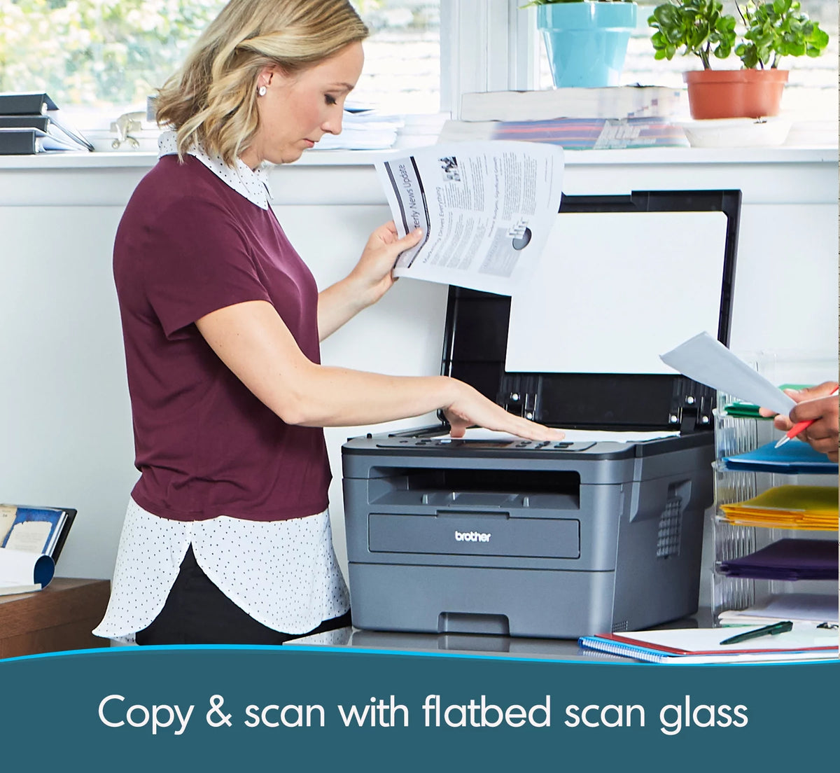 Monochrome Laser Printer with Duplex Printing, Wireless S53774