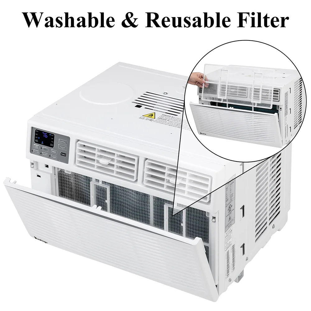 Window Air Conditioner 115V 12000 BTU White H8396