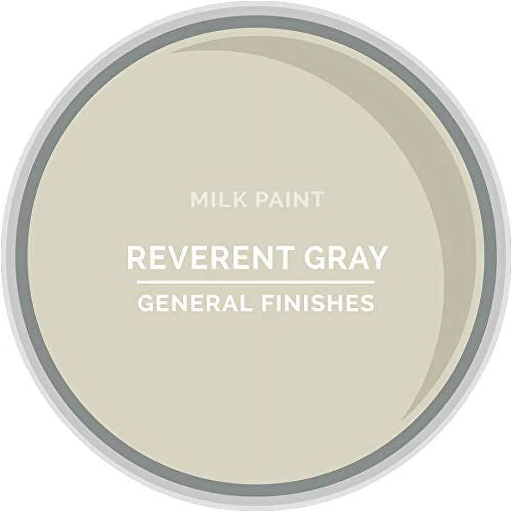 Water Based Milk Paint, 1 Quart, Reverent Gray S6822