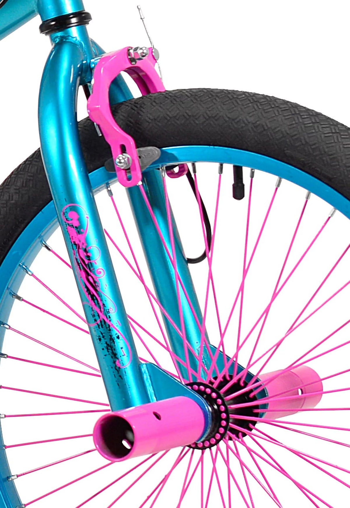 20 Girls BMX Bike Aqua and Pink R375