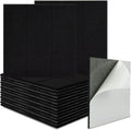 16 Pack Self-adhesive Acoustic Absorption Panels (Shallow Camel) I823420