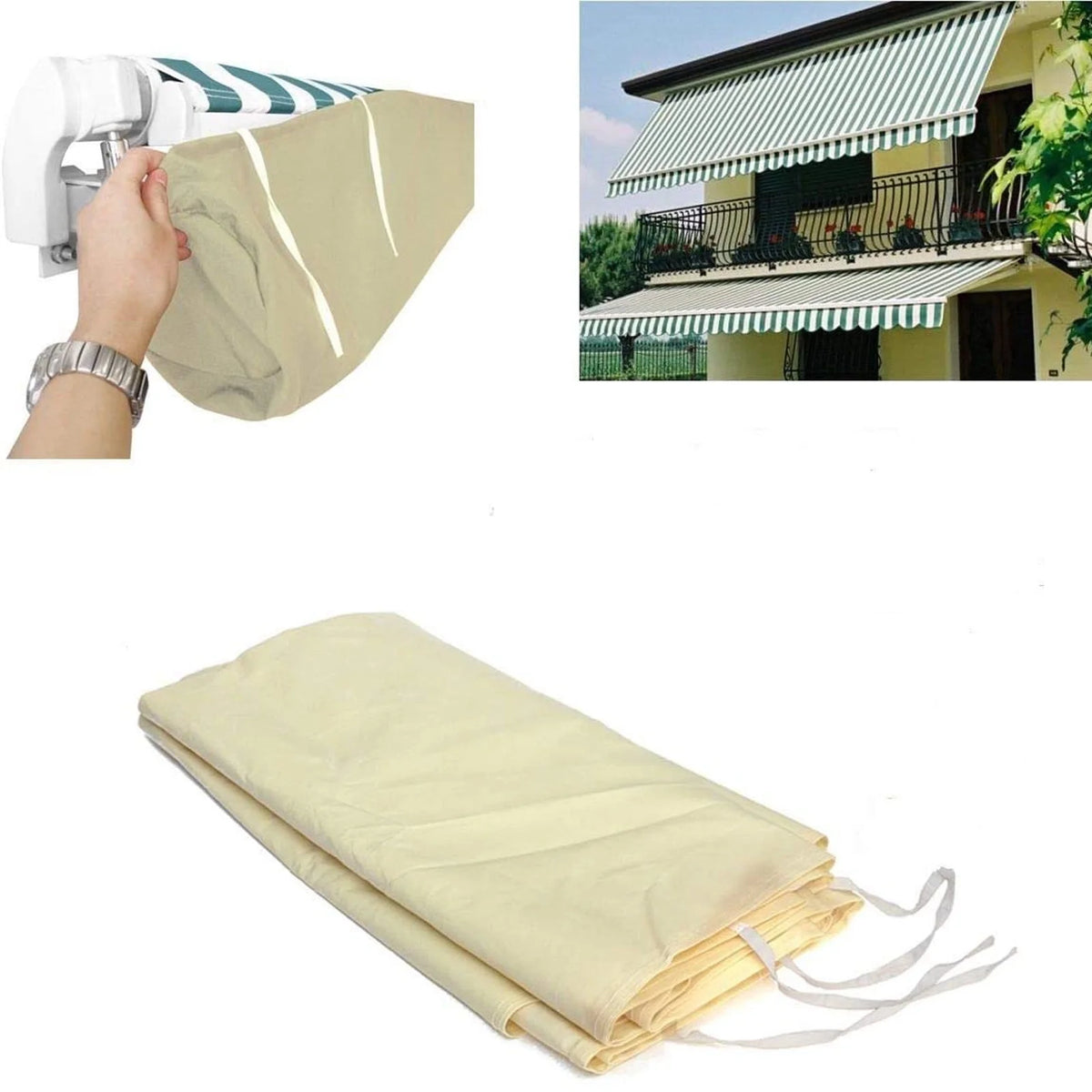 Beige Awning Tent Storage Bag E284511