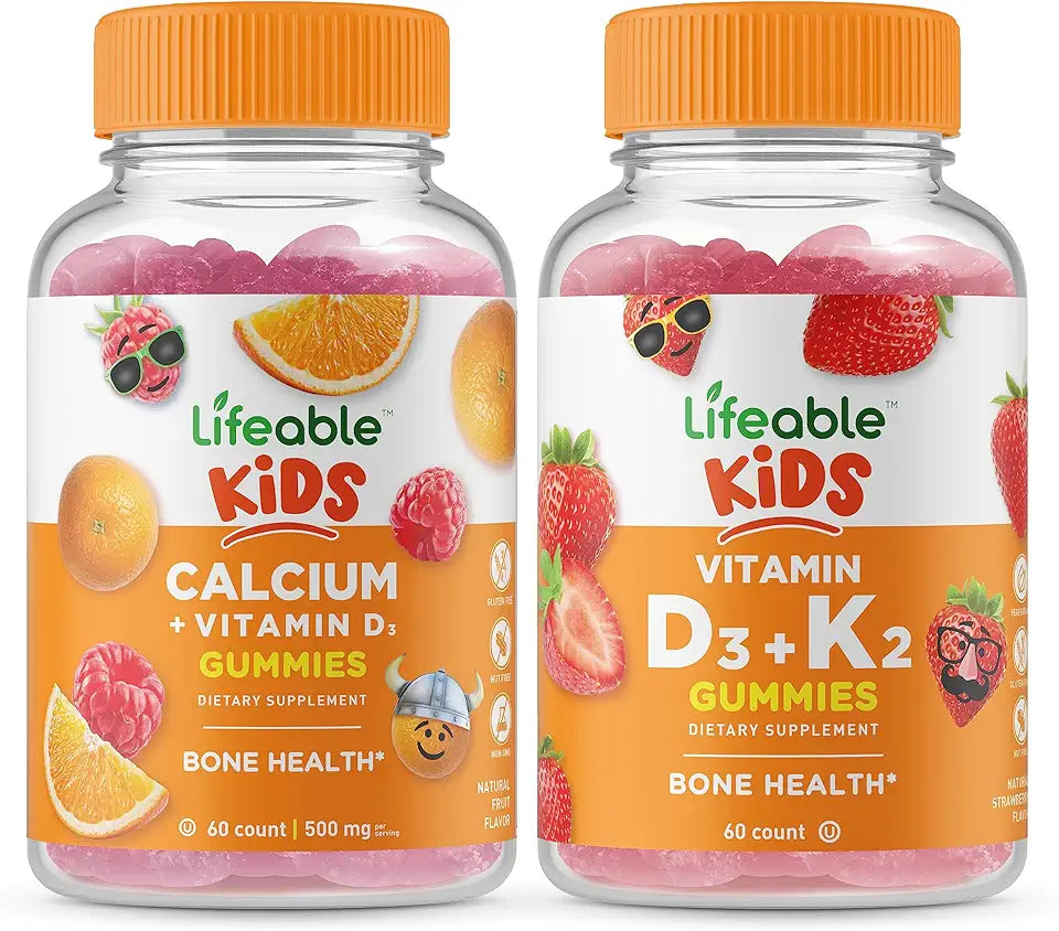 Calcium with Vitamin D3 and K2 Gummies Bundle L6385
