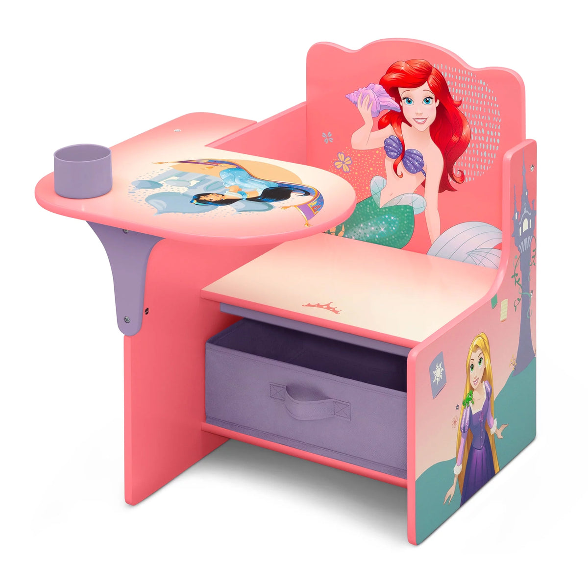 Princess Chair Desk with Storage Bin Q35773