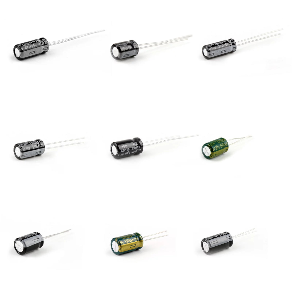 Radial Electrolytic Capacitor 47 to 2200uF 10V C5099