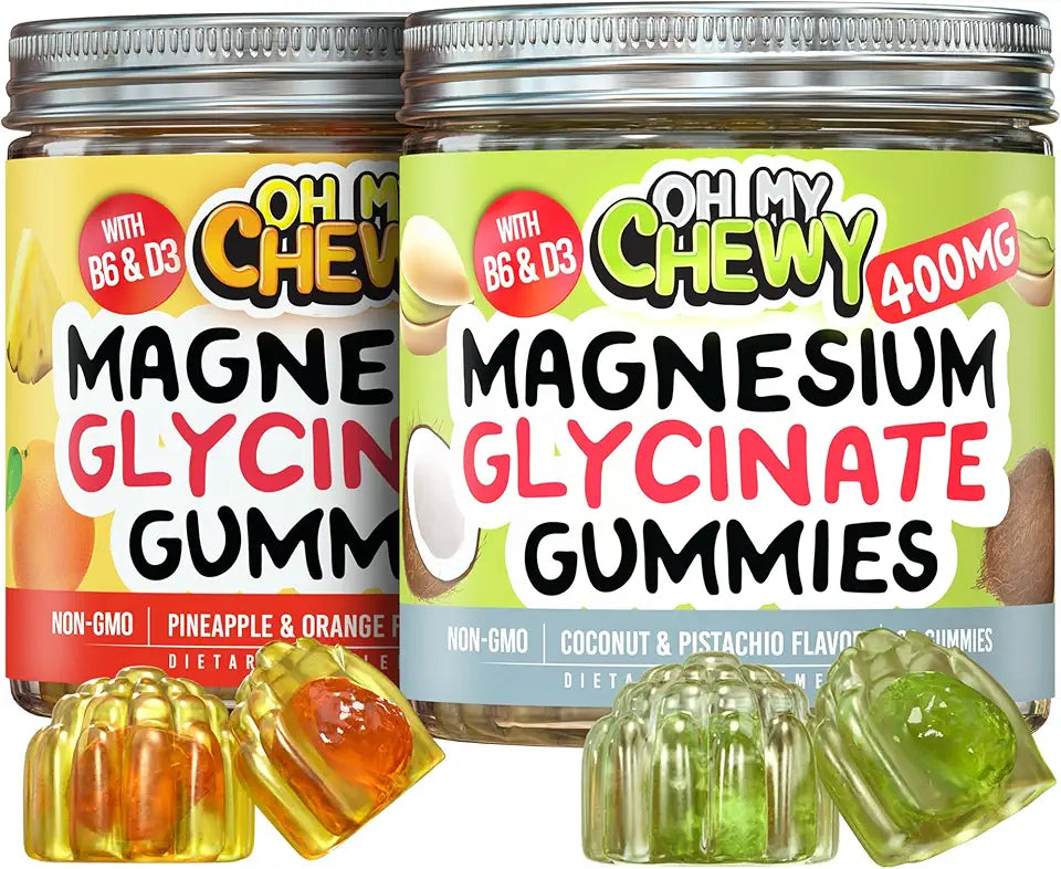 Magnesium Gummies Bundle 2 Bottles 60 Each S7760