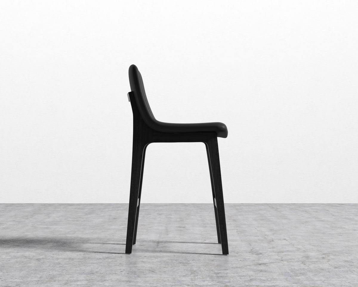 Natural Monaco Black Counter Stool P4619