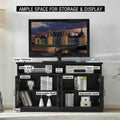 Black Wood Grain TV Console H299