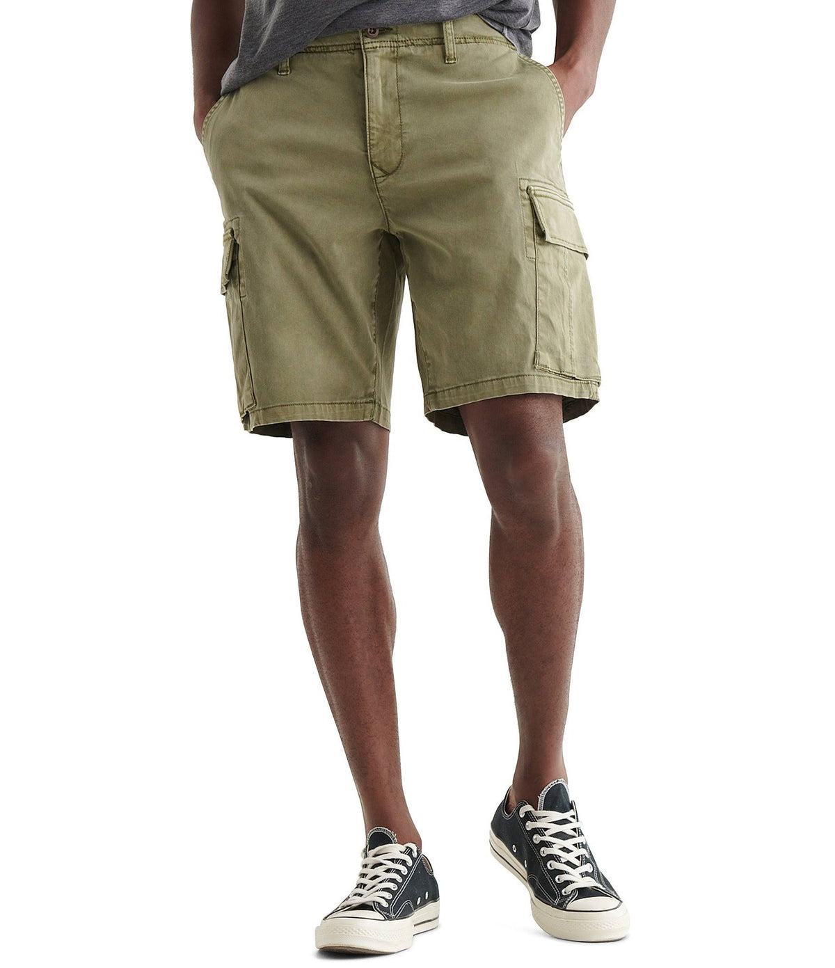 Green Stretch Cargo Shorts W300
