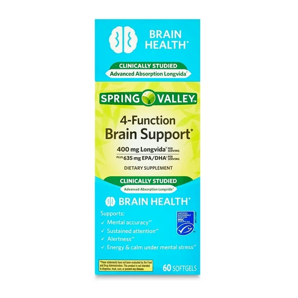 Brain Support Dietary Supplement, 60 Count G958033