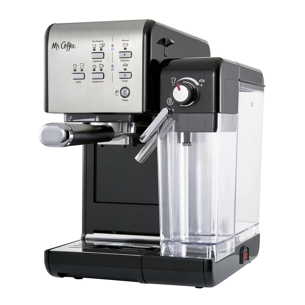 Black Espresso and Cappuccino Machine O8808