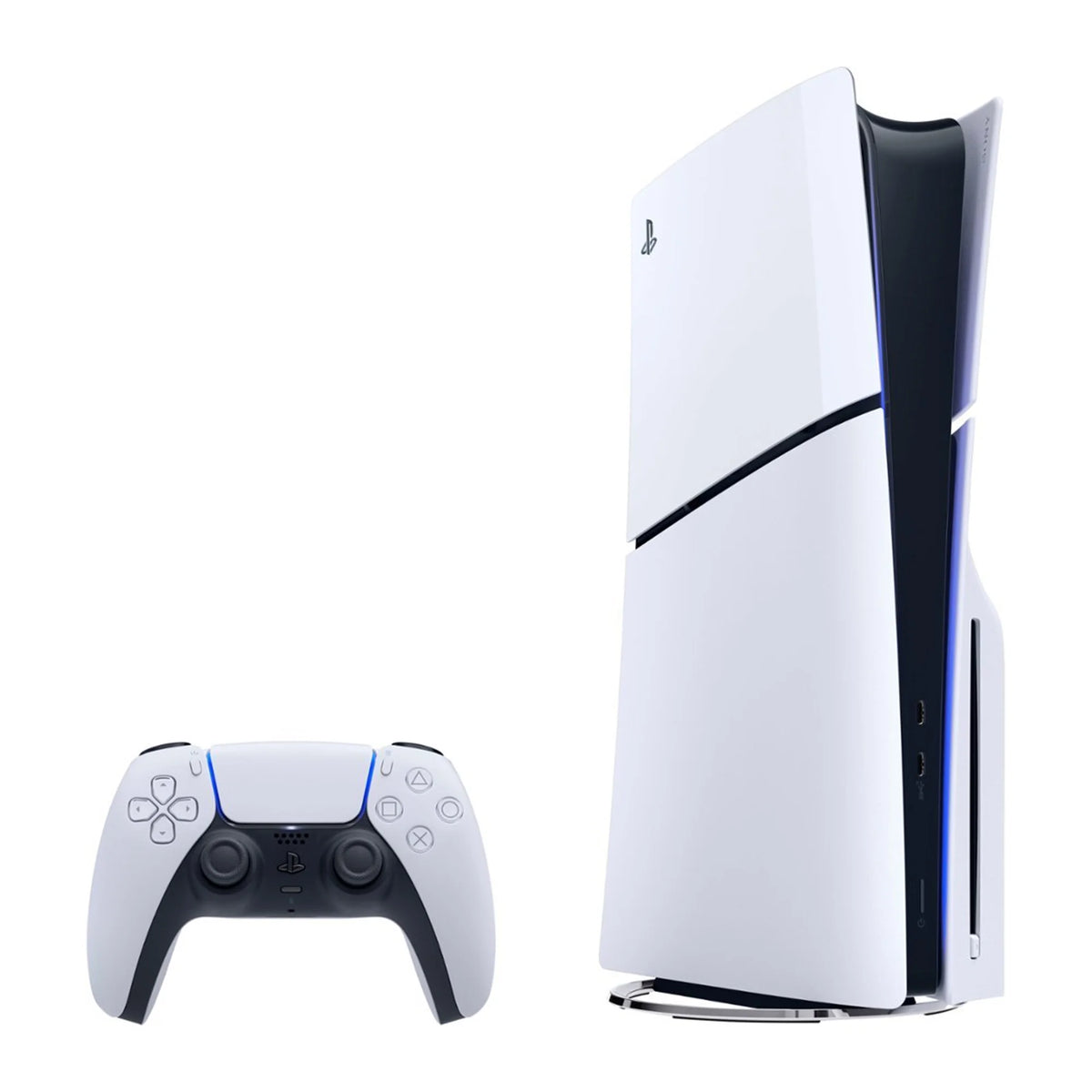 PlayStation 5 Slim Disc Edition Gaming Console with Two Controllers White and Nova Pink Dualsense V14917