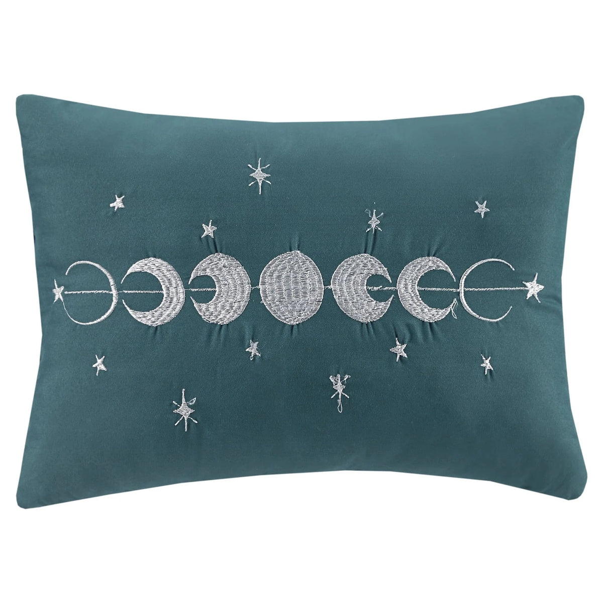 Teal Velvet Quilted Duvet Cover Set U5683