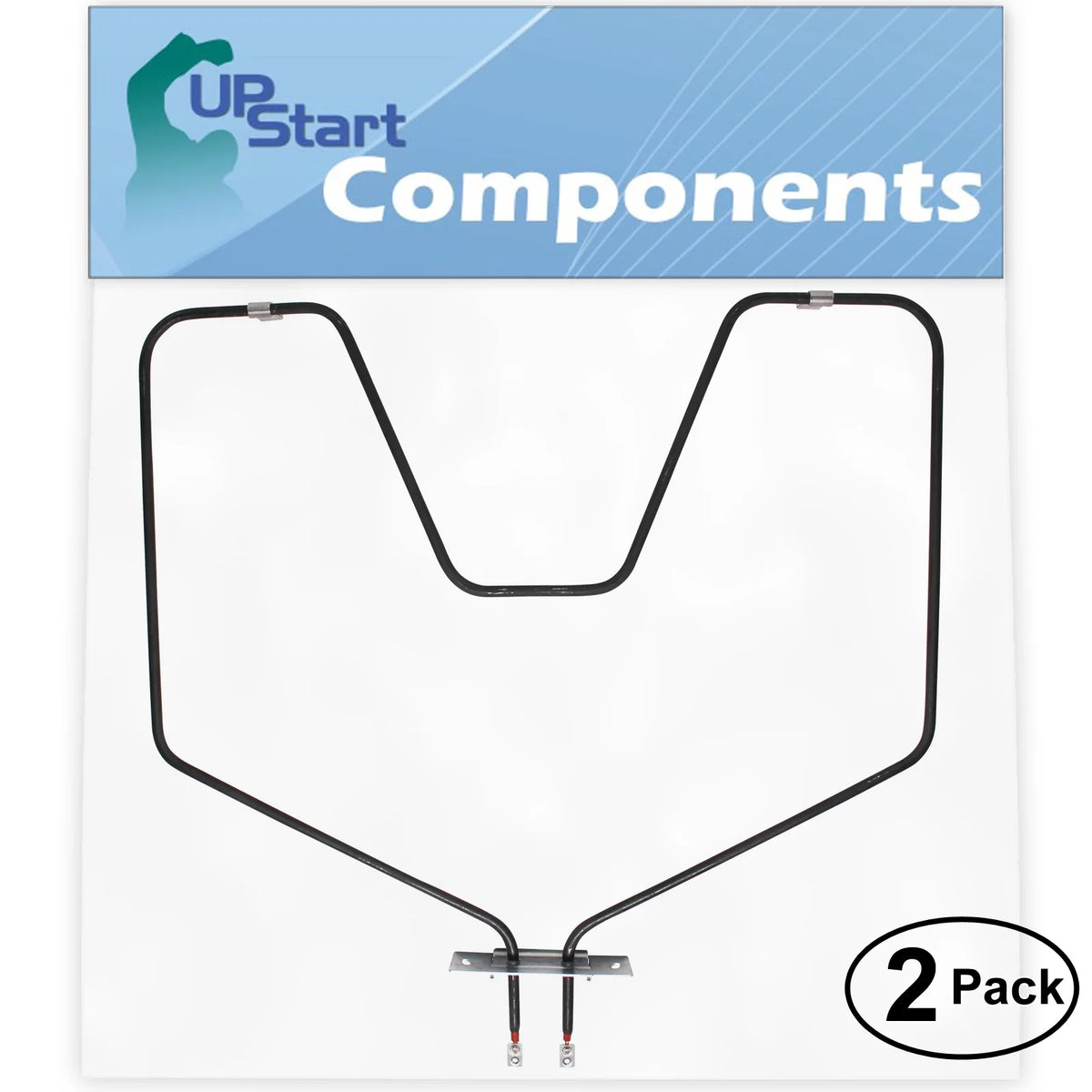 2-Pack Replacement Bake Element for General Electric Oven Heating Element U2912