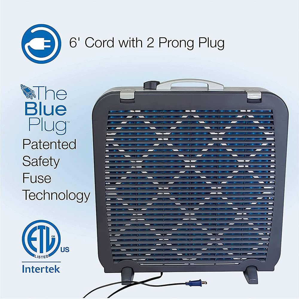 2-in-1 20-inch Box Fan and Air Purifier with MERV10 Filter P7111