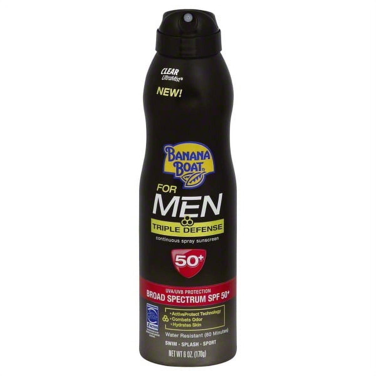 Banana Boat Sunscreen Triple Defense Broad Spectrum Sun Care Sunscreen I58983