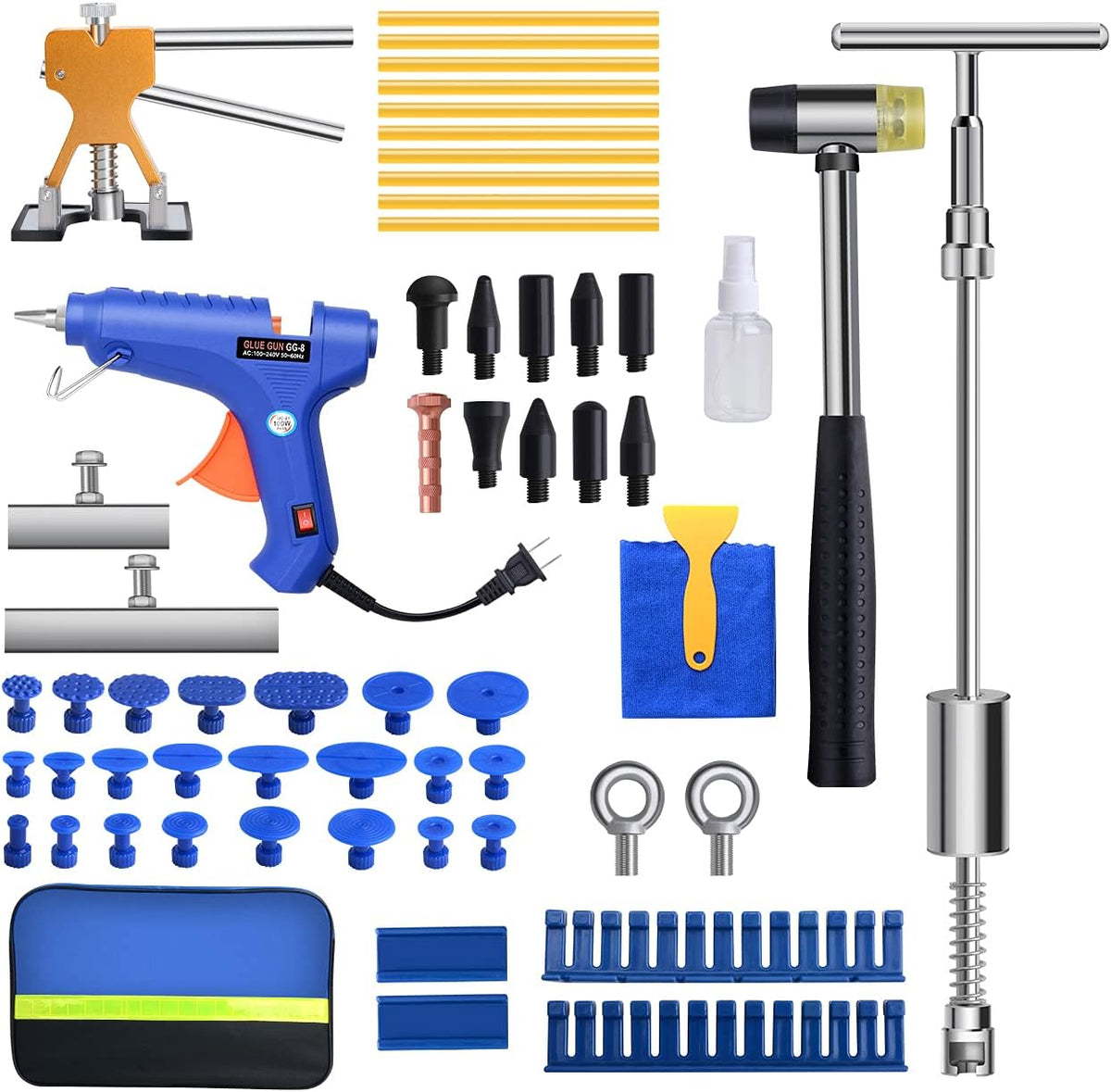 Dent Repair Kit, 60 Pcs Paintless Removal Tools O50343