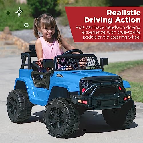 12V Kids Ride On Truck Car with Parent Remote Control Black E8779