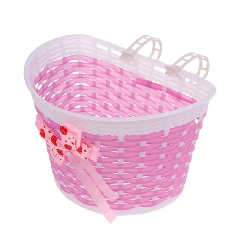 2Pcs Kids Cycling Bike Handlebar Bag Front Basket Pouch Detachable U446